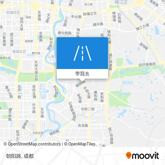 朝阳路地图