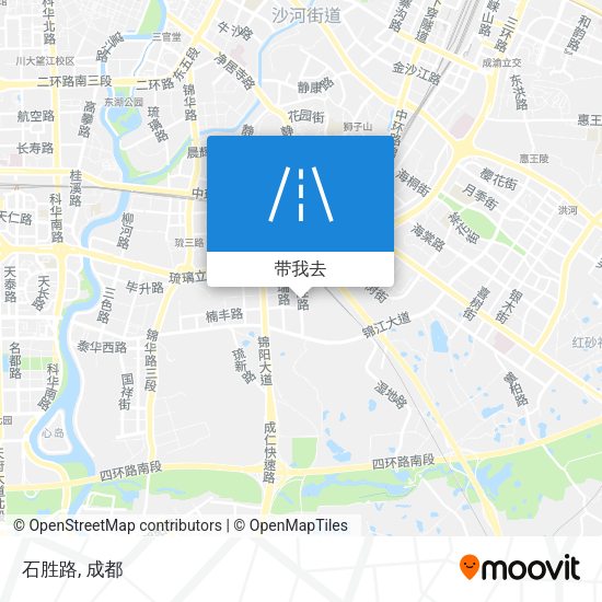石胜路地图