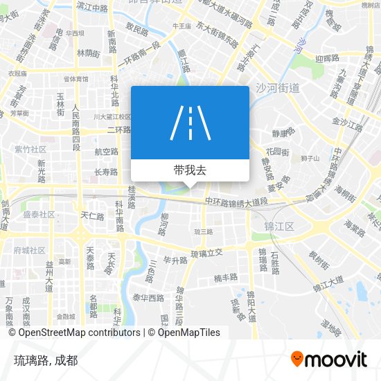 琉璃路地图