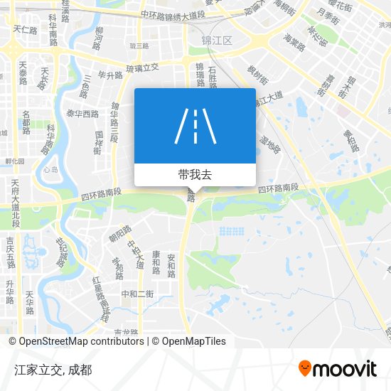 江家立交地图