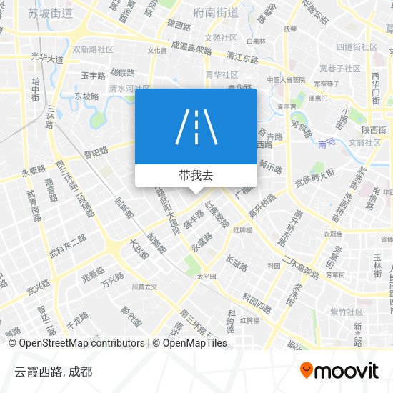 云霞西路地图