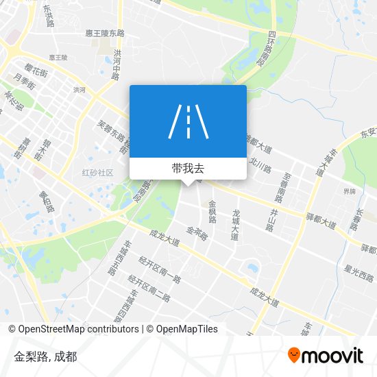 金梨路地图