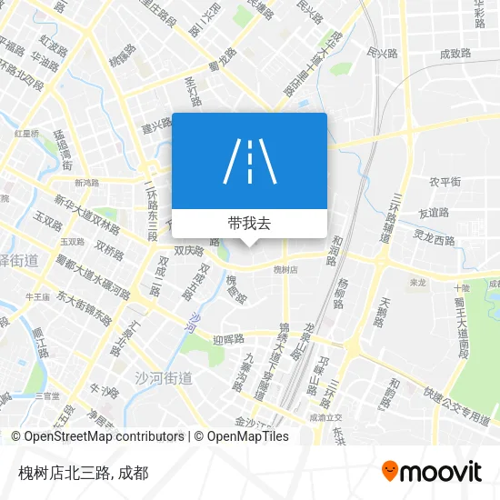 槐树店北三路地图