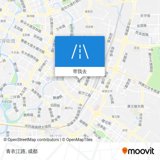 青衣江路地图