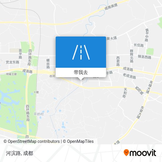 河滨路地图