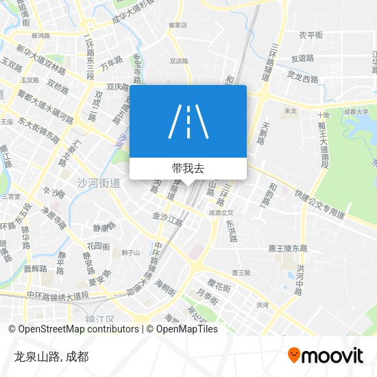 龙泉山路地图