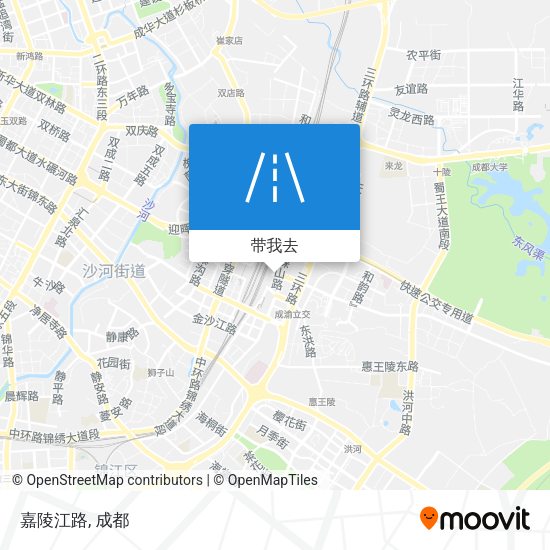 嘉陵江路地图