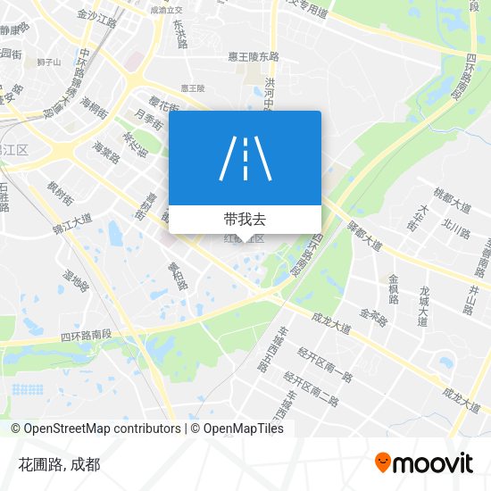 花圃路地图