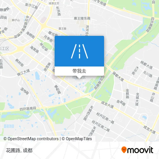 花圃路地图