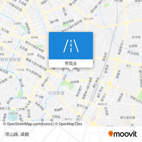 塔山路地图