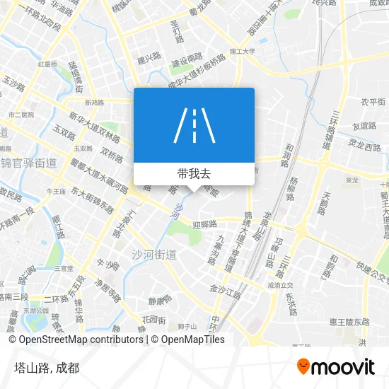 塔山路地图