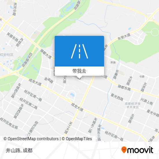 井山路地图