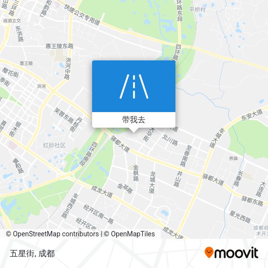 五星街地图