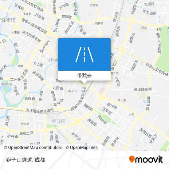 狮子山隧道地图