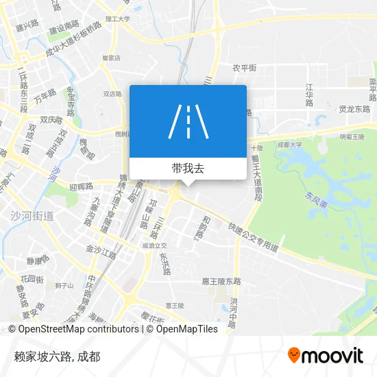 赖家坡六路地图