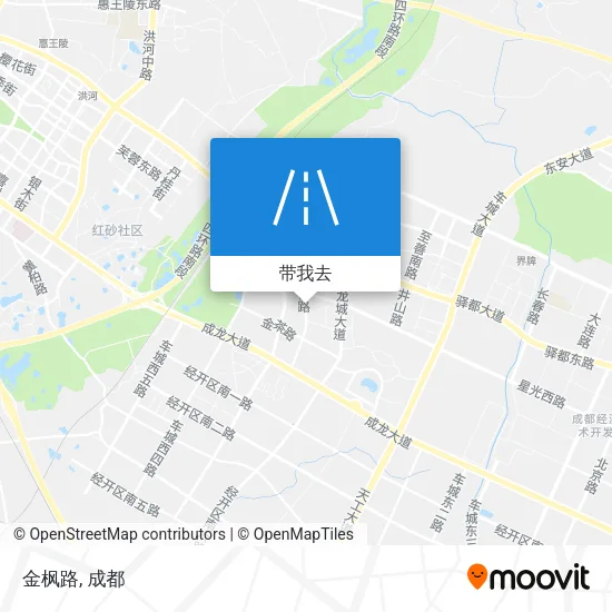 金枫路地图