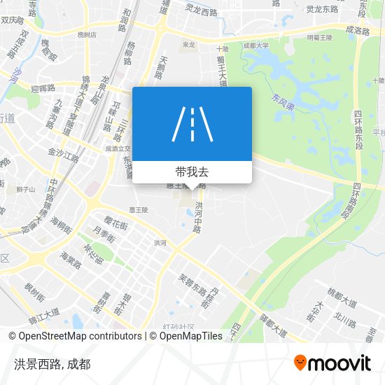 洪景西路地图