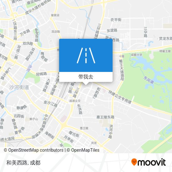 和美西路地图