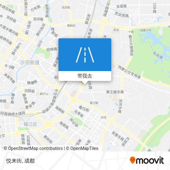悦来街地图