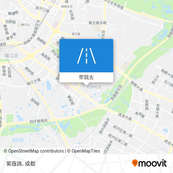 紫薇路地图