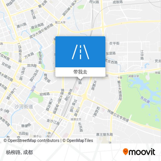 杨柳路地图