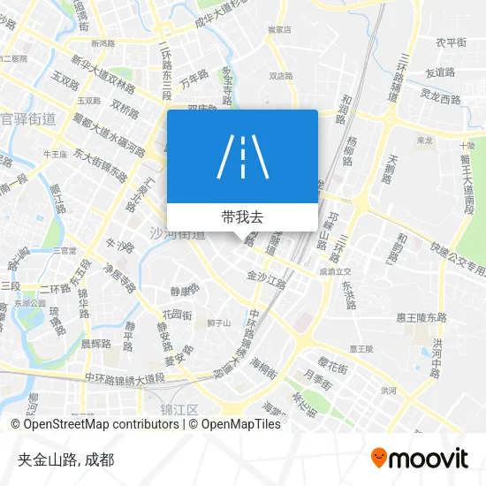夹金山路地图