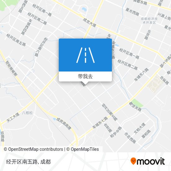 经开区南五路地图