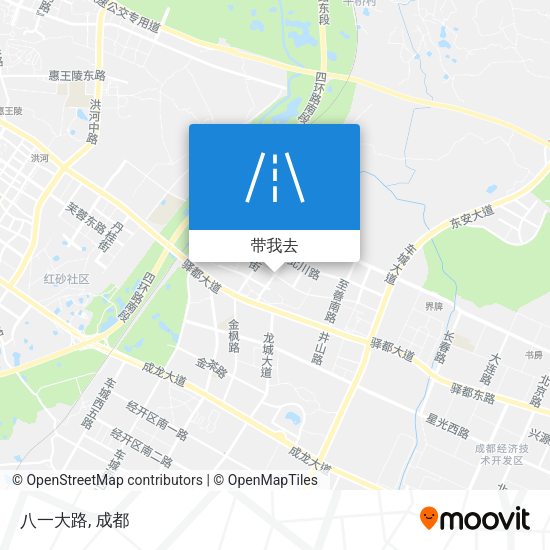 八一大路地图