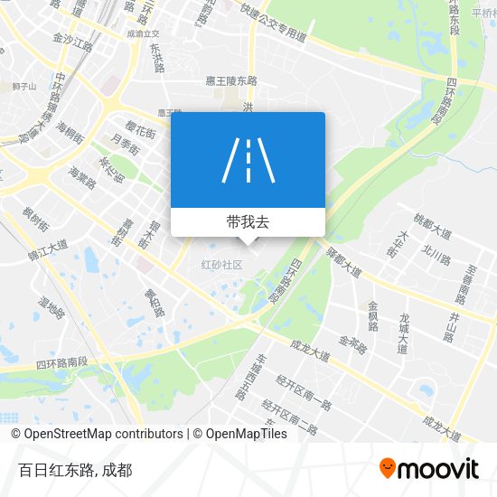 百日红东路地图