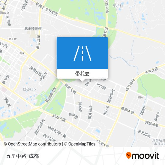 五星中路地图