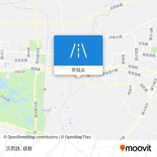 滨西路地图