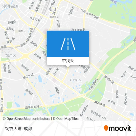 银杏大道地图