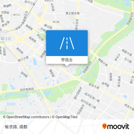银杏路地图