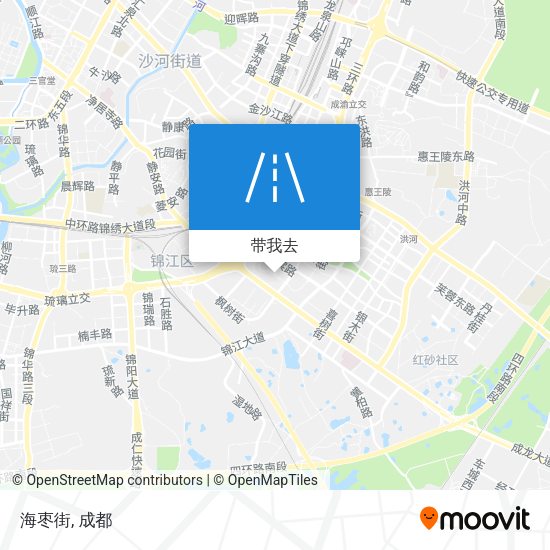 海枣街地图