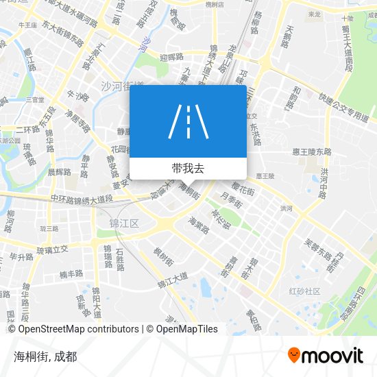 海桐街地图
