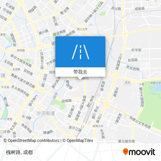 槐树路地图