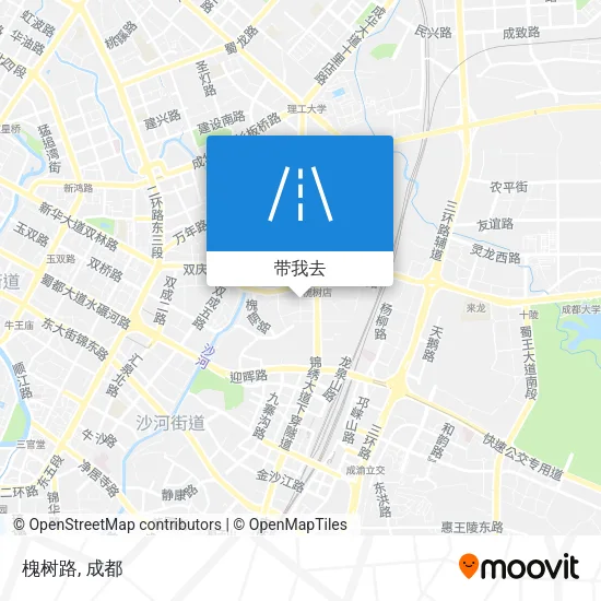 槐树路地图