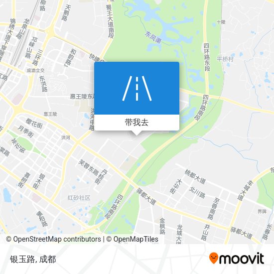 银玉路地图