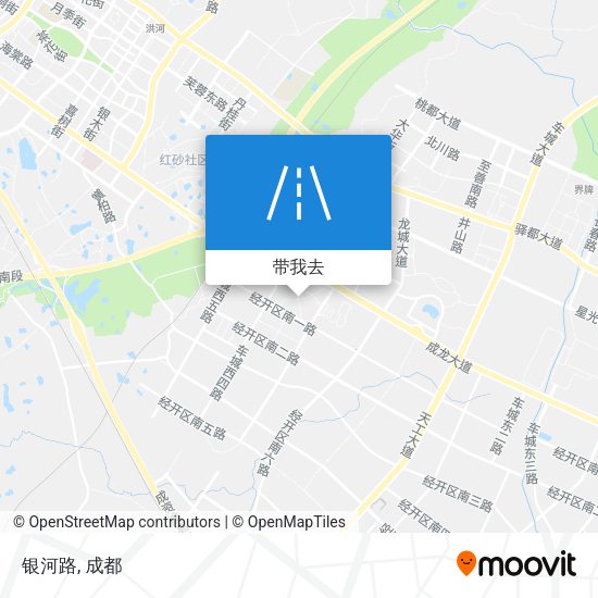 银河路地图