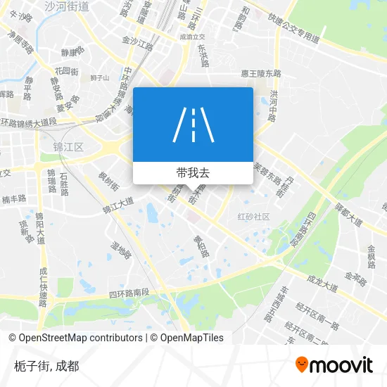 栀子街地图