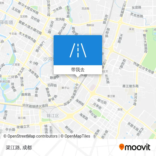 渠江路地图