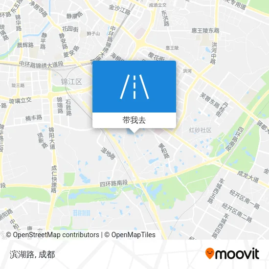 滨湖路地图