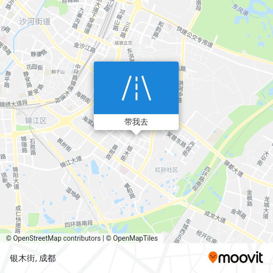 银木街地图