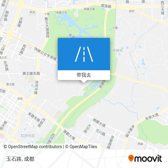 玉石路地图