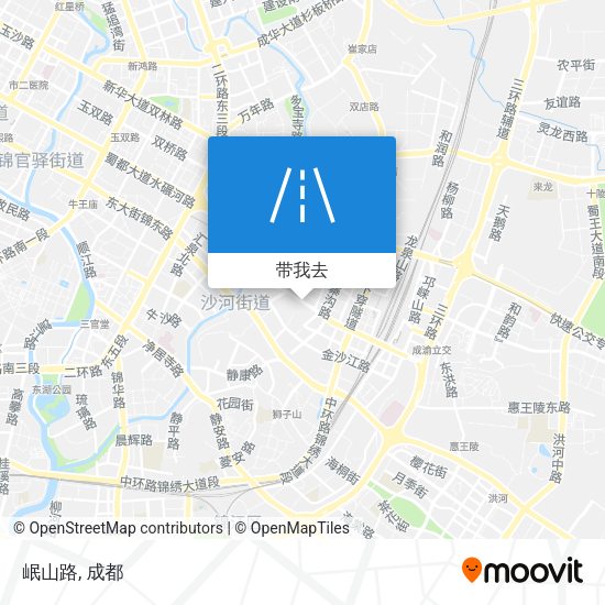 岷山路地图