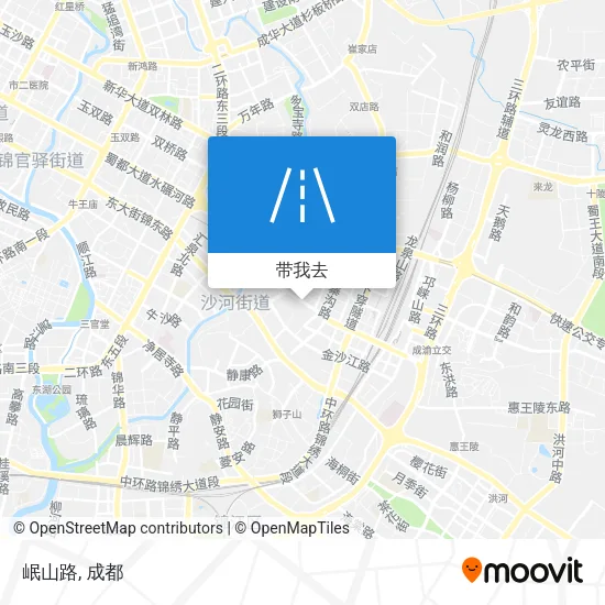 岷山路地图