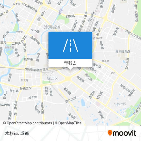 水杉街地图
