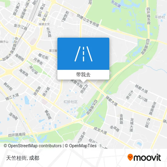 天竺桂街地图
