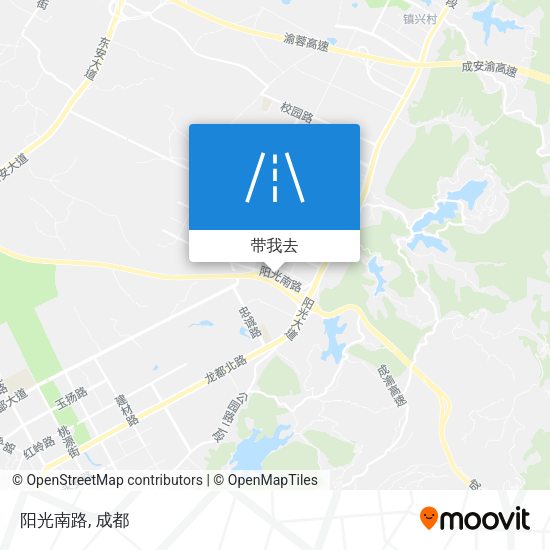 阳光南路地图