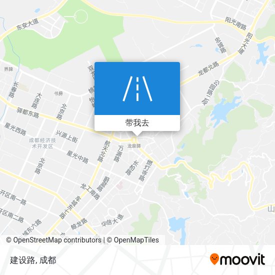 建设路地图